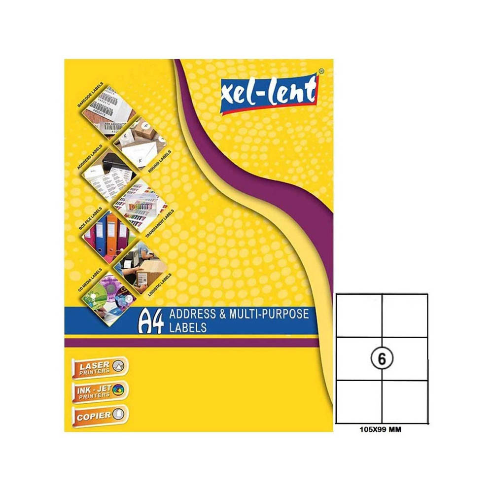 prod-6093af9c9d05eXEL-LENT LASER & INKJET A4 LABELS 6 (105MMX99MM).jpg
